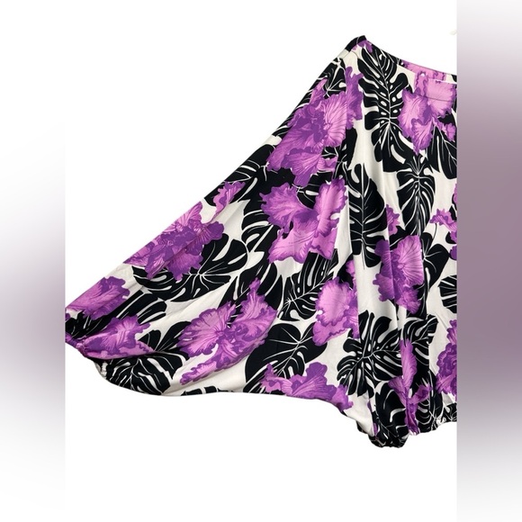 Coldesina floral doman sleeve elastic waist top NWT - Picture 3 of 6